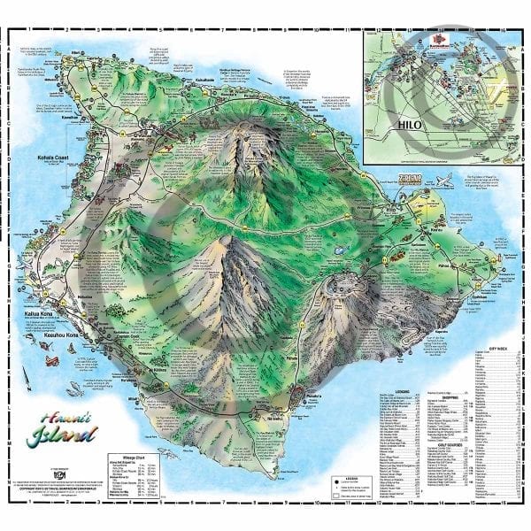 Big Island Map Printable