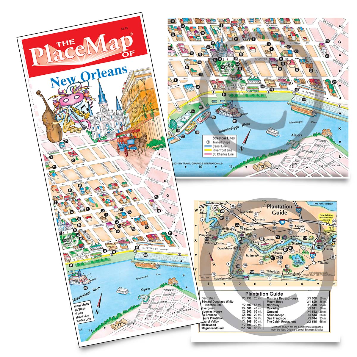 Buy New Orleans Maps Online New Orleans Tourist Maps